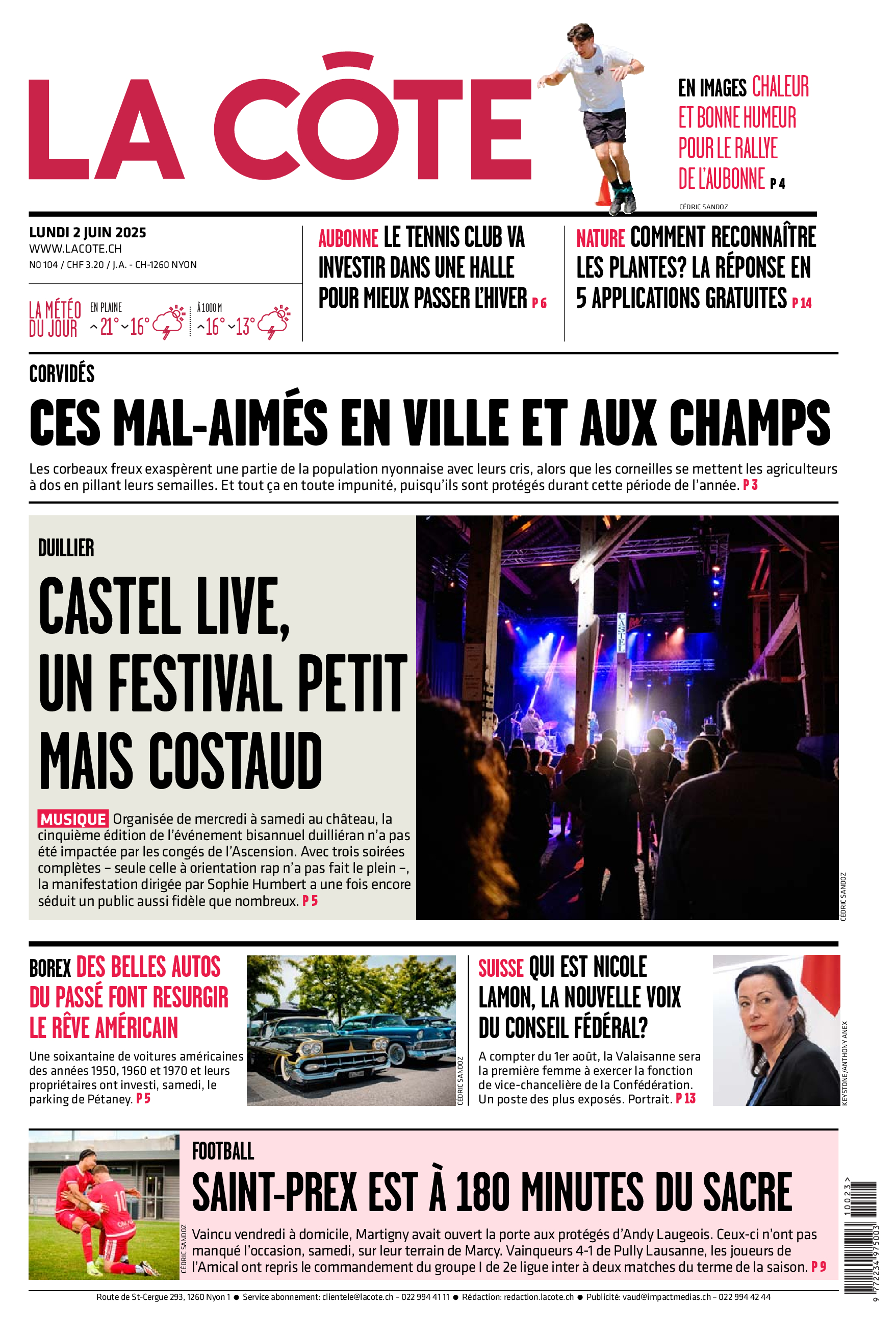 Lundi 2 juin 2025 Lundi 2 juin 2025