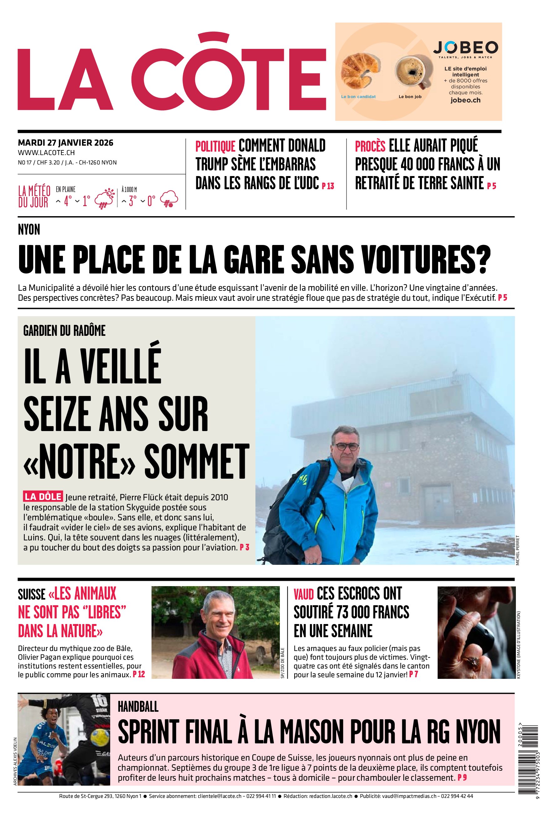  Mardi 27 janvier 2026