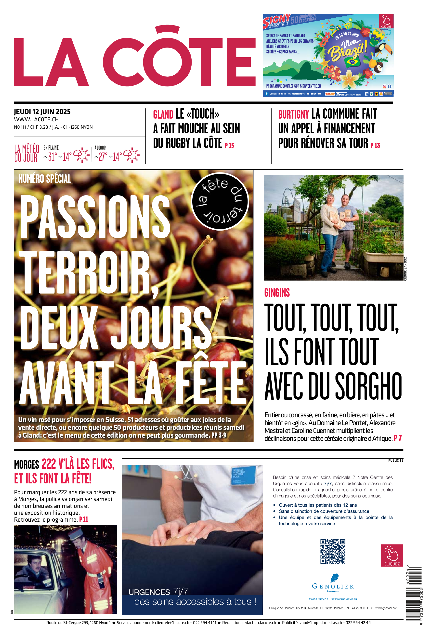 Jeudi 12 juin 2025
