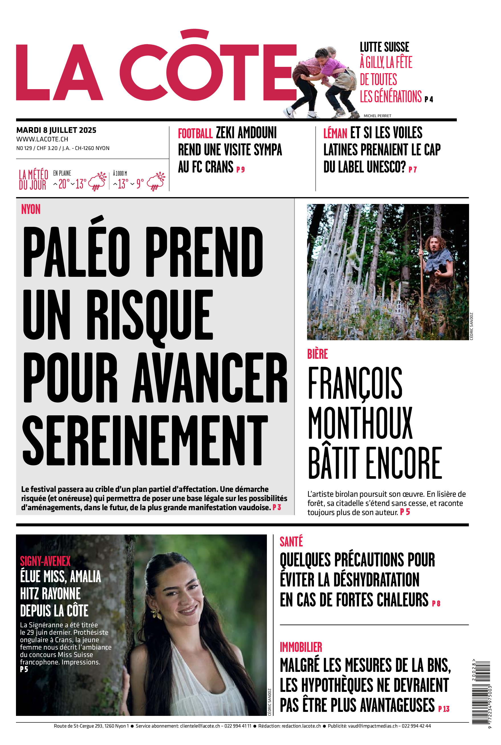 Mardi 8 juillet 2025