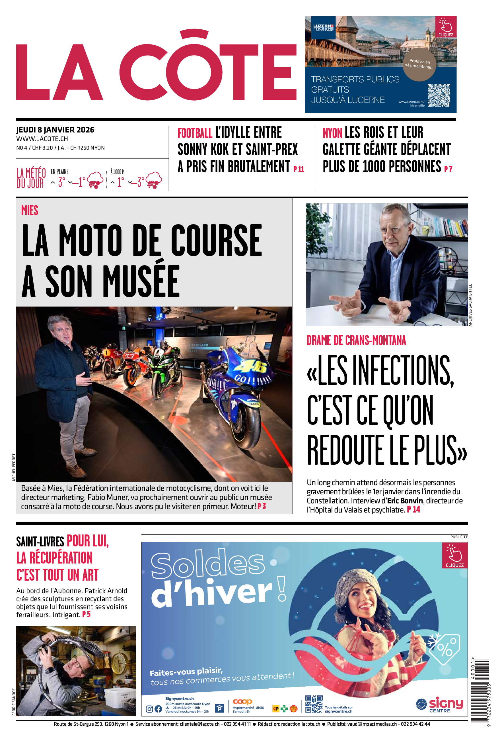  Jeudi 8 janvier 2026