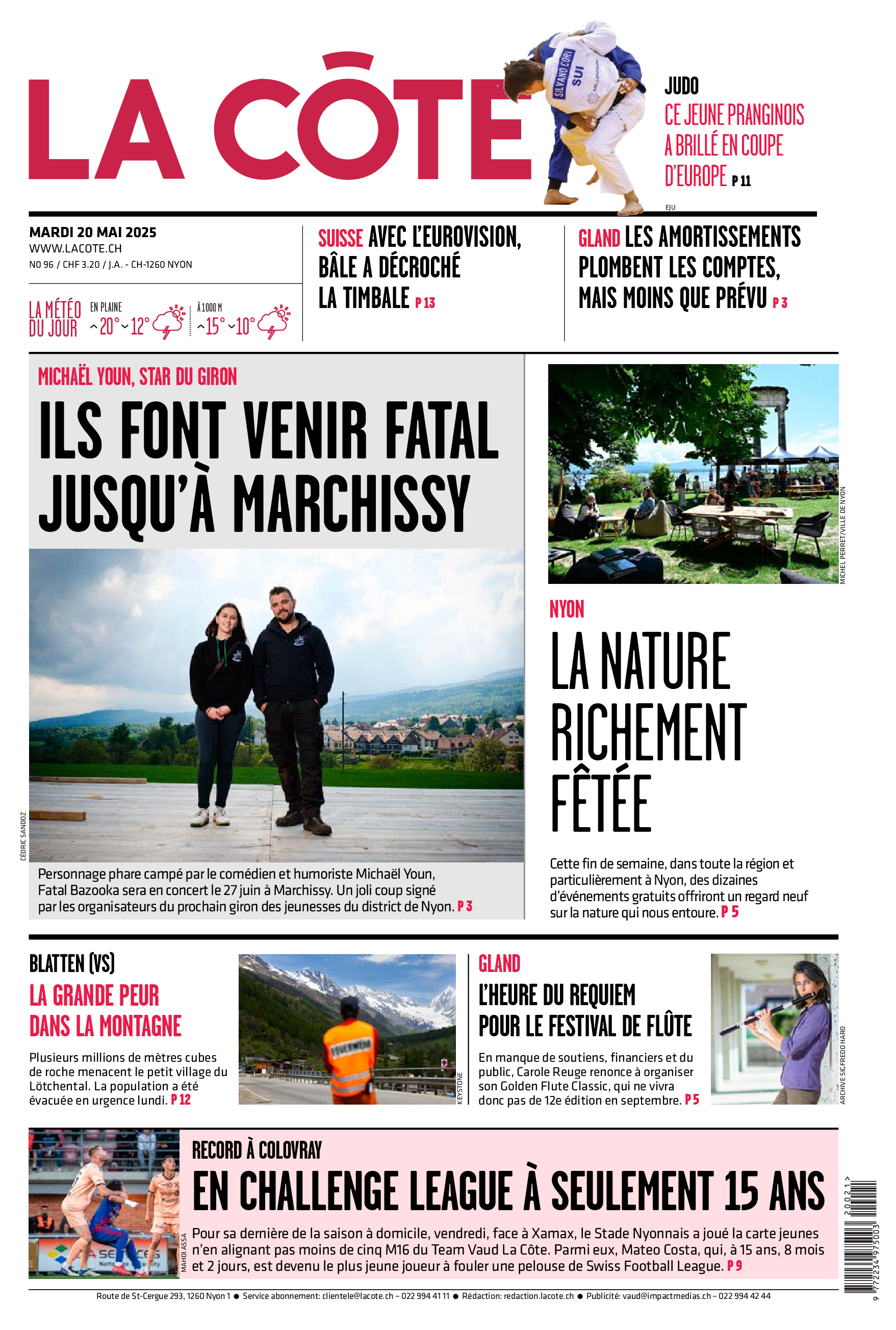 Mardi 20 mai 2025 Mardi 20 mai 2025