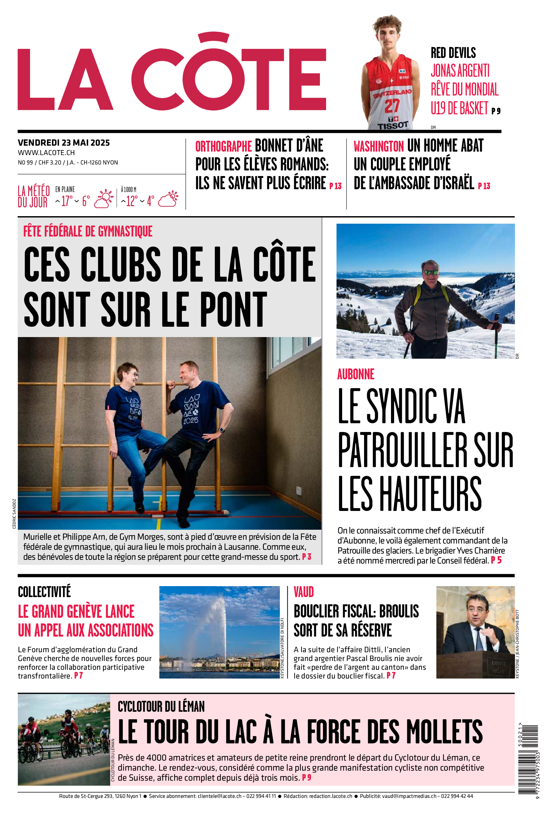Vendredi 23 mai 2025 Vendredi 23 mai 2025
