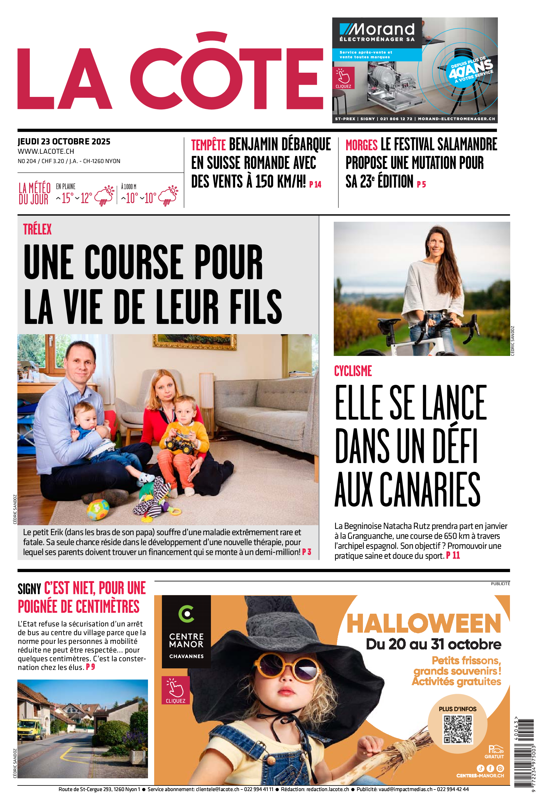 Jeudi 23 octobre 2025