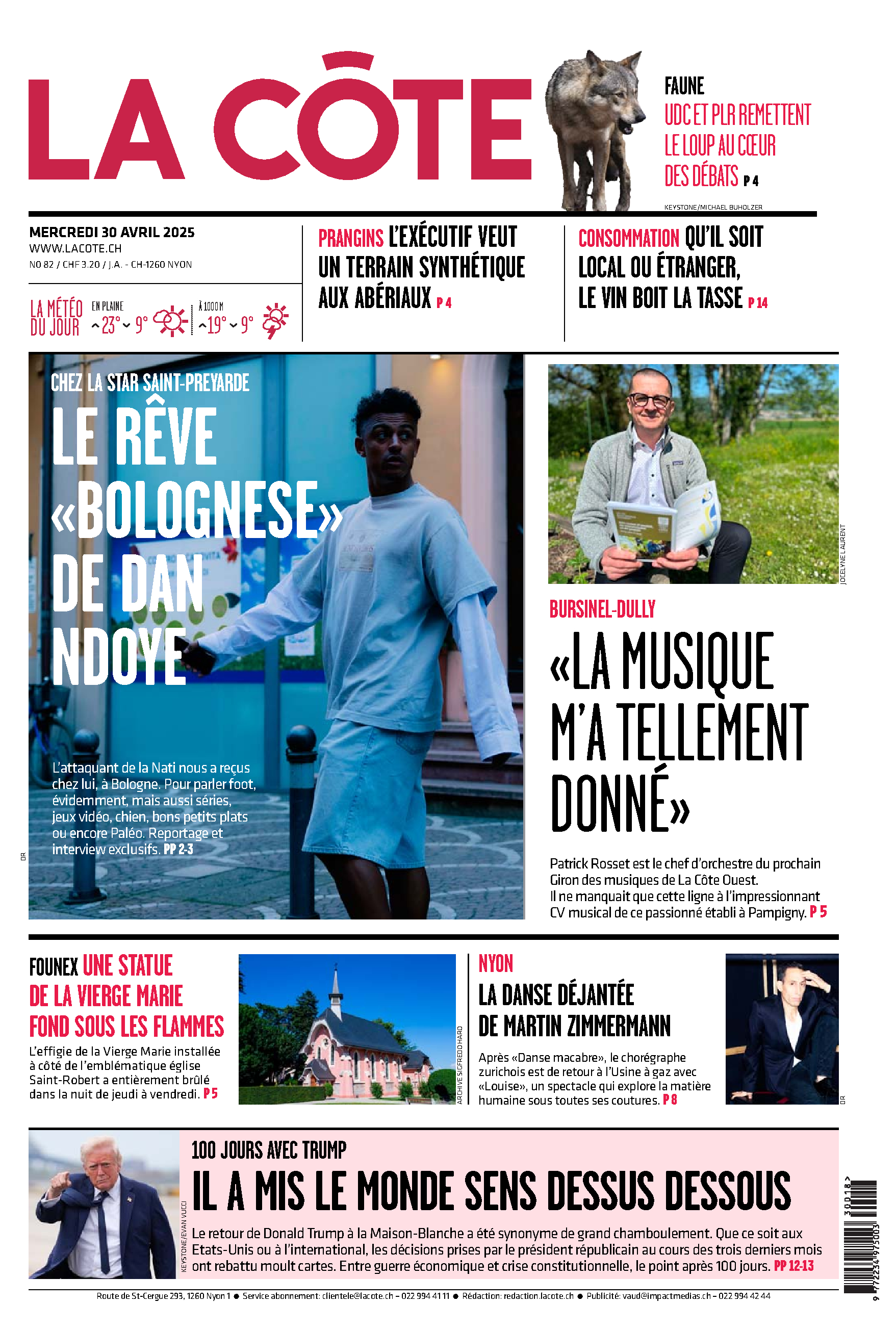 Mercredi 30 avril 2025 Mercredi 30 avril 2025