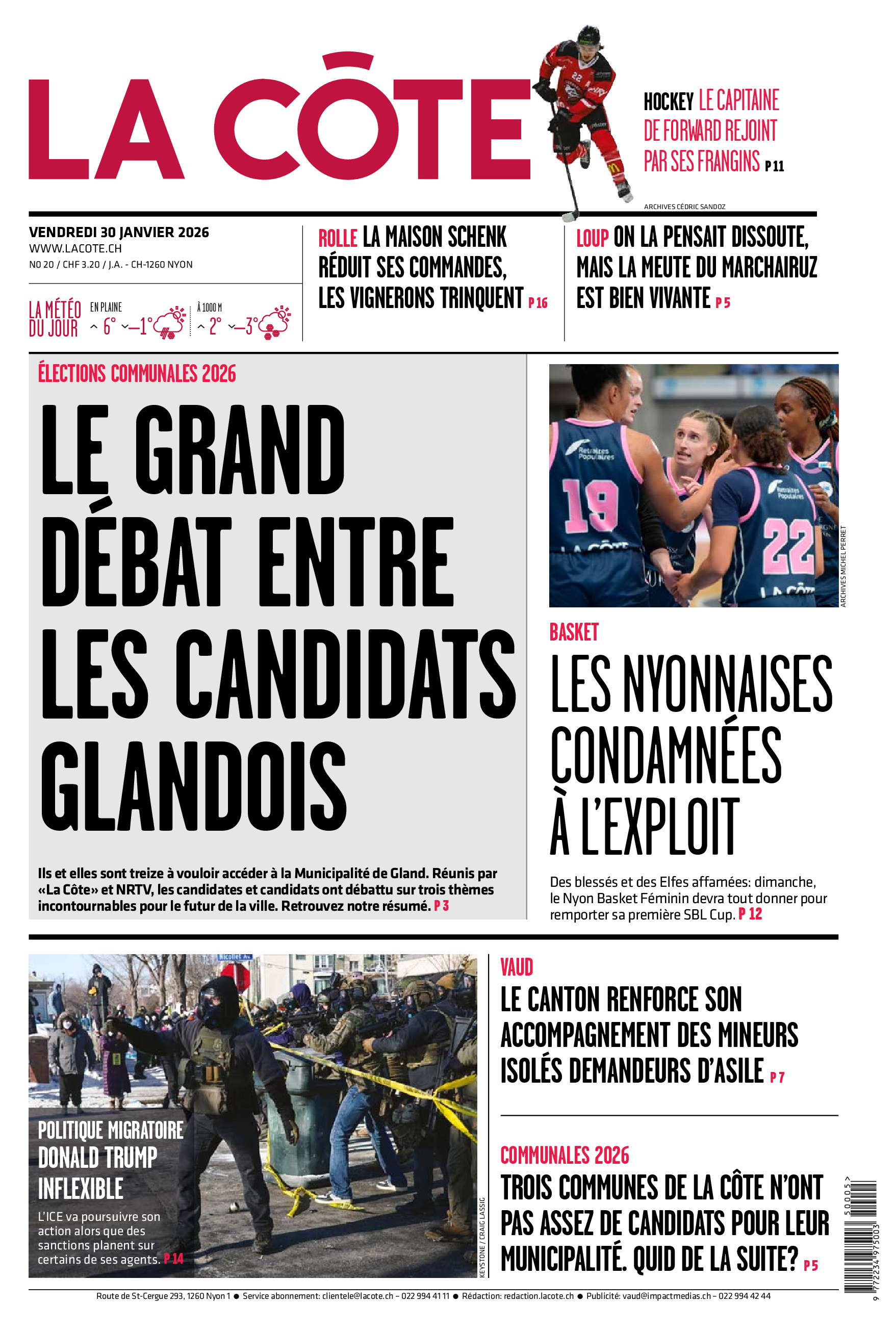  Vendredi 30 janvier 2026