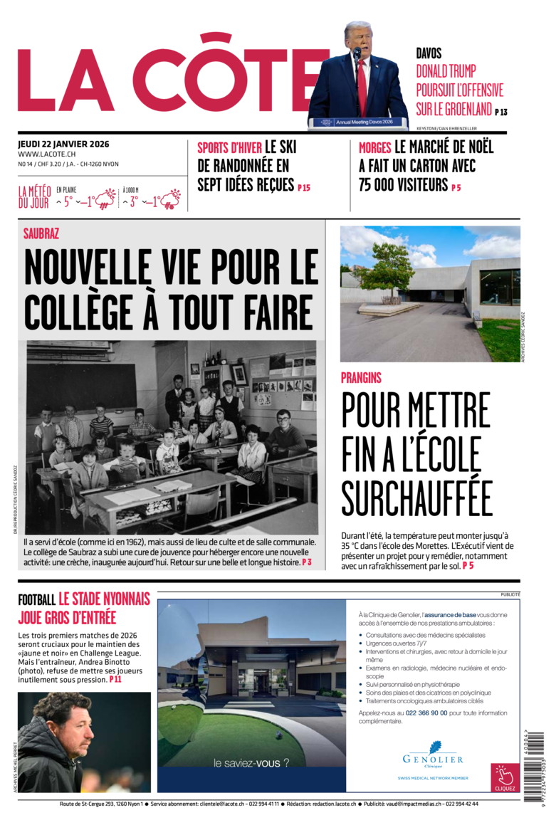 Jeudi 22 janvier 2026