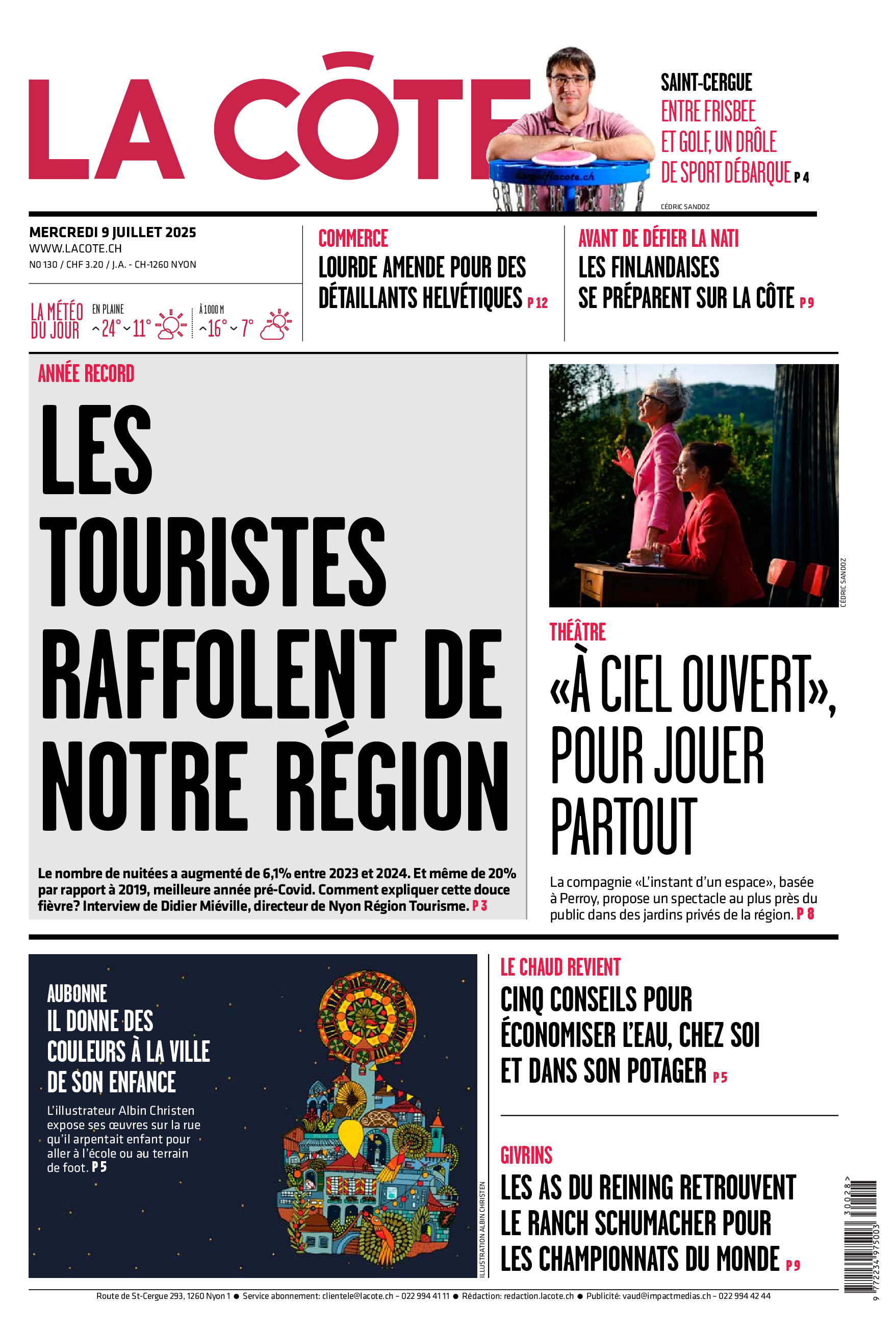 Mercredi 9 juillet 2025