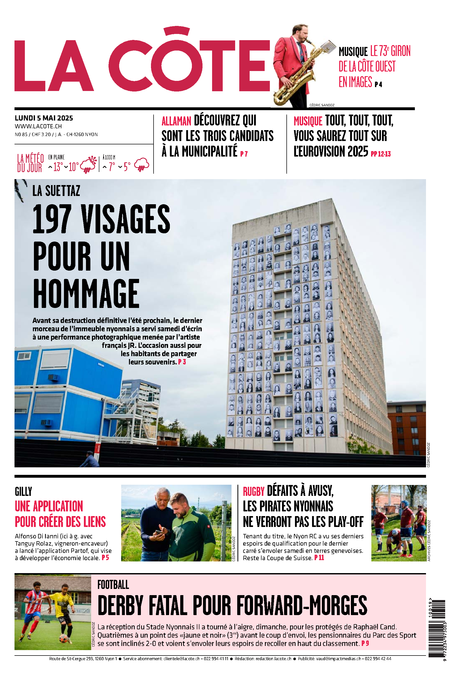 Lundi 5 mai 2025 Lundi 5 mai 2025