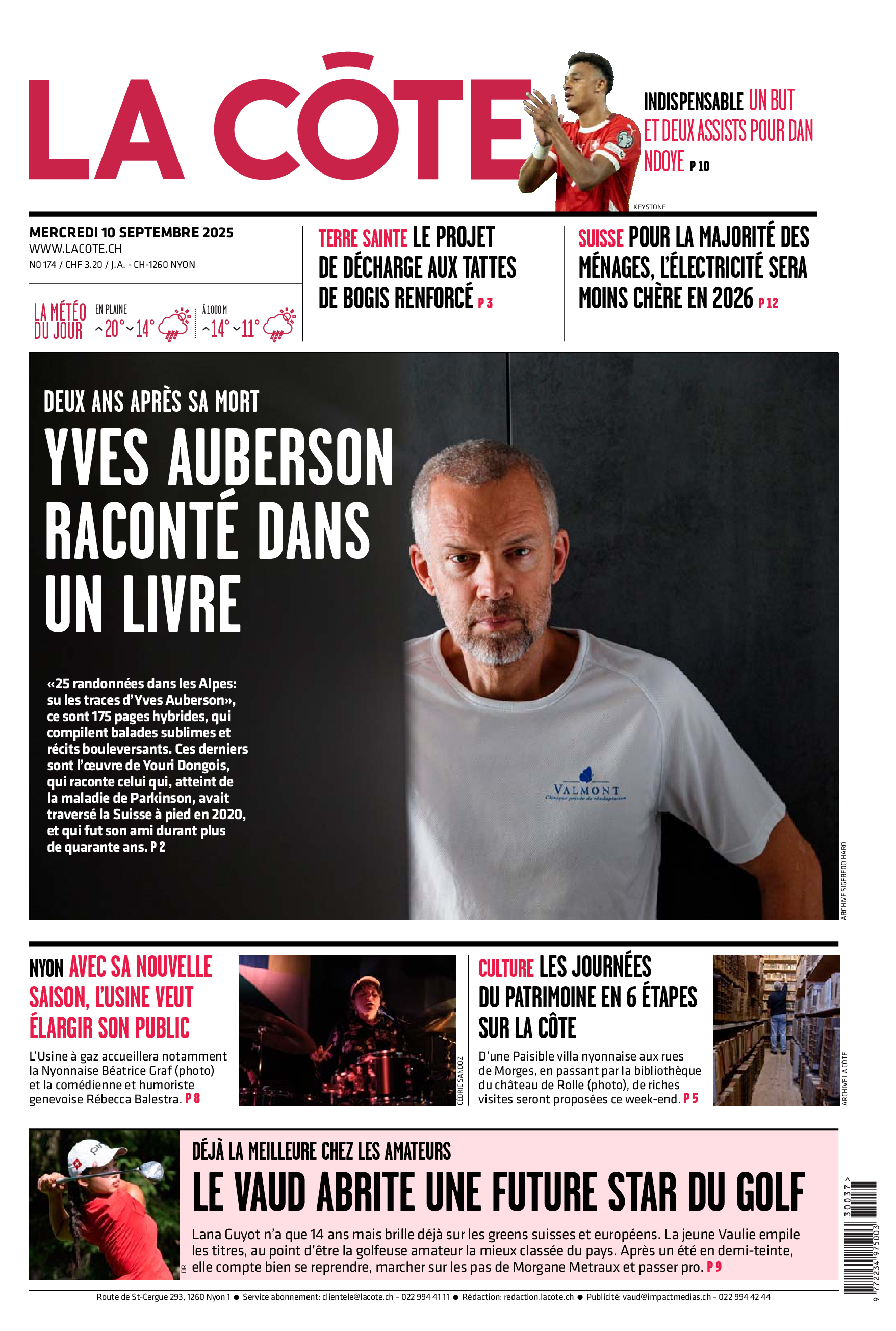  Mercredi 10 septembre 2025