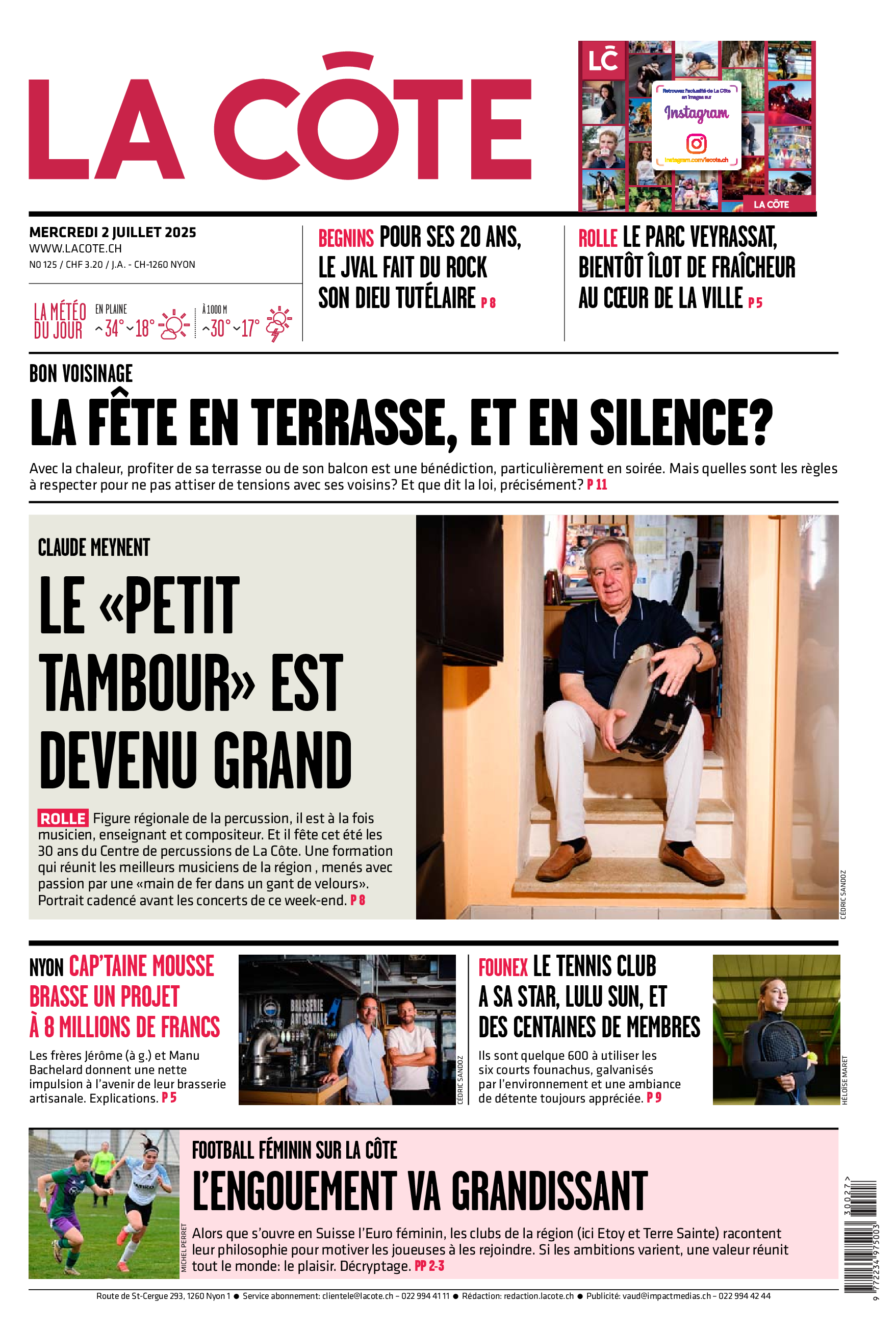 Mercredi 2 juillet 2025