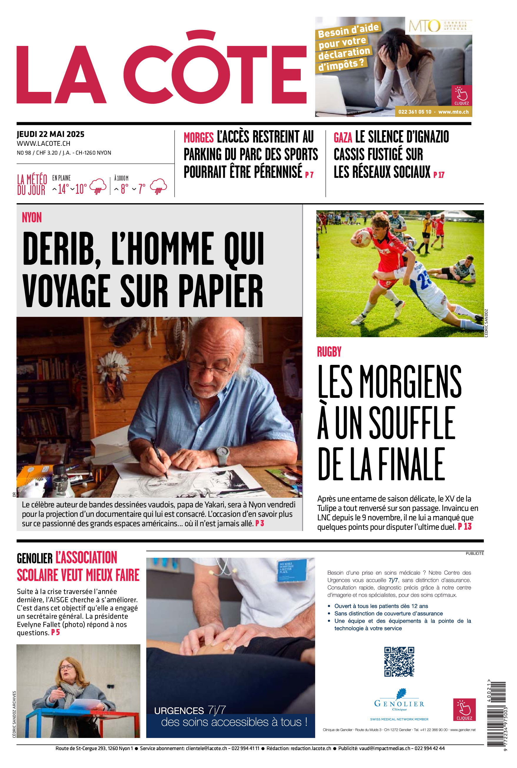 Jeudi 22 mai 2025 Jeudi 22 mai 2025