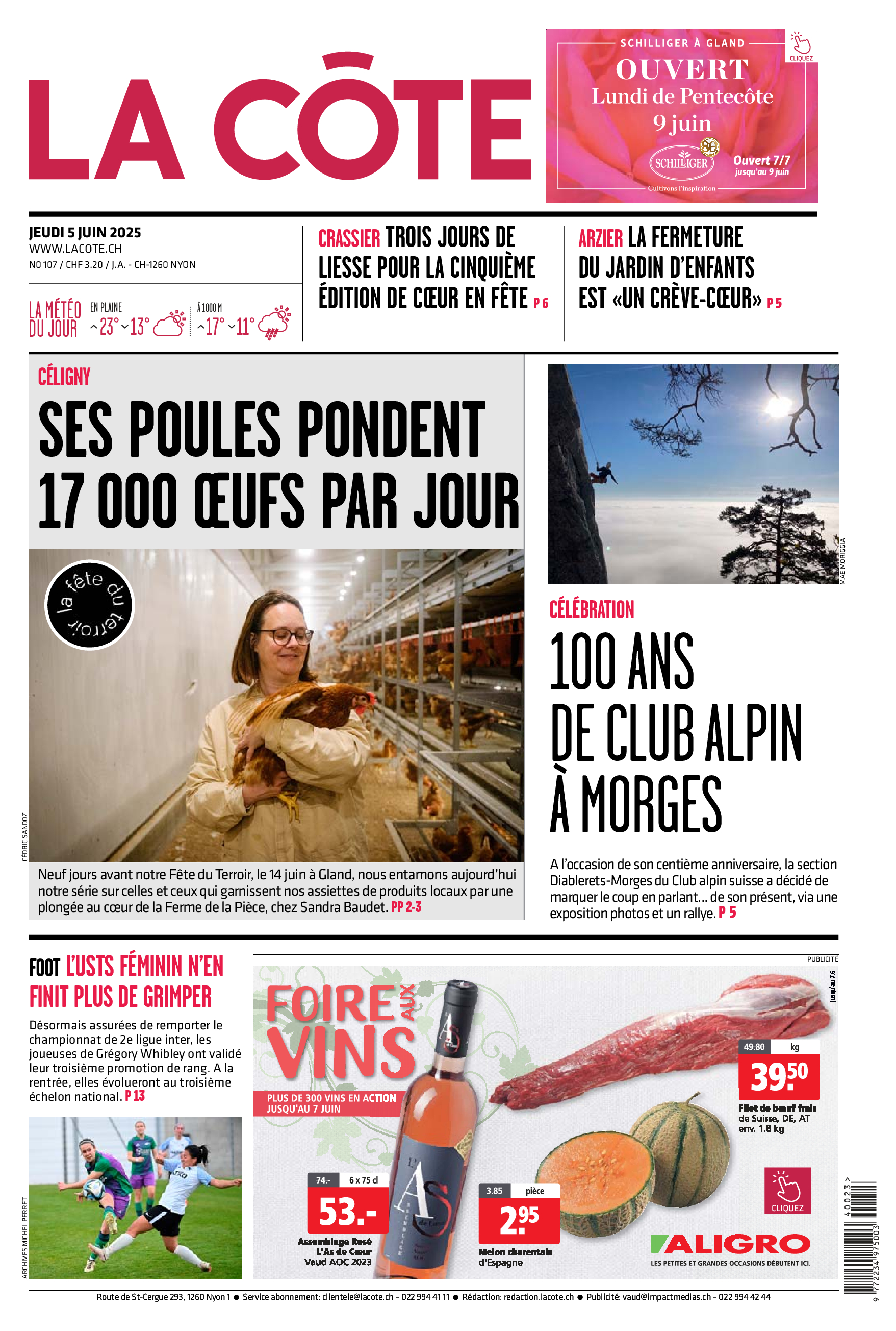 Jeudi 5 juin 2025 Jeudi 5 juin 2025