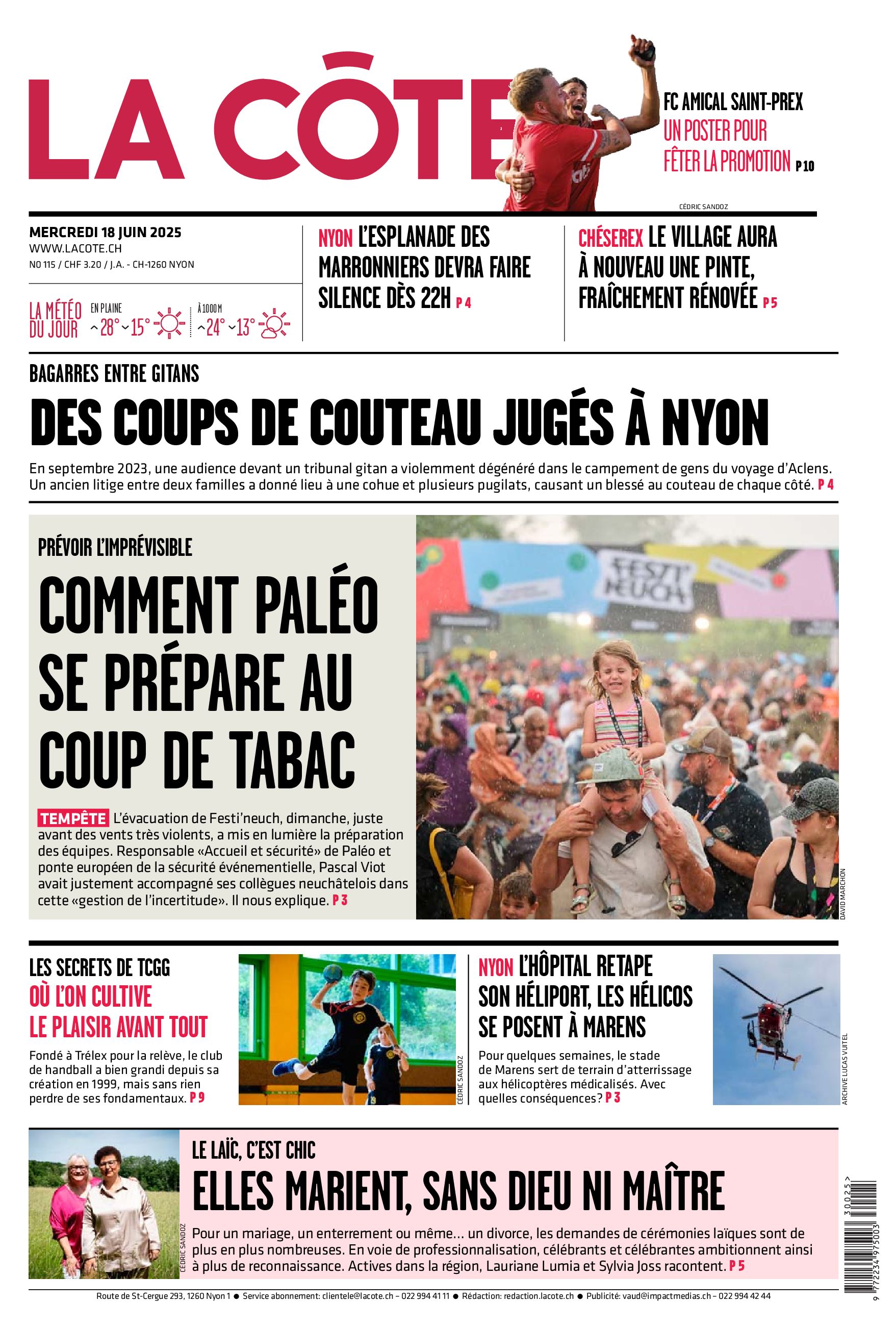 Mercredi 18 juin 2025