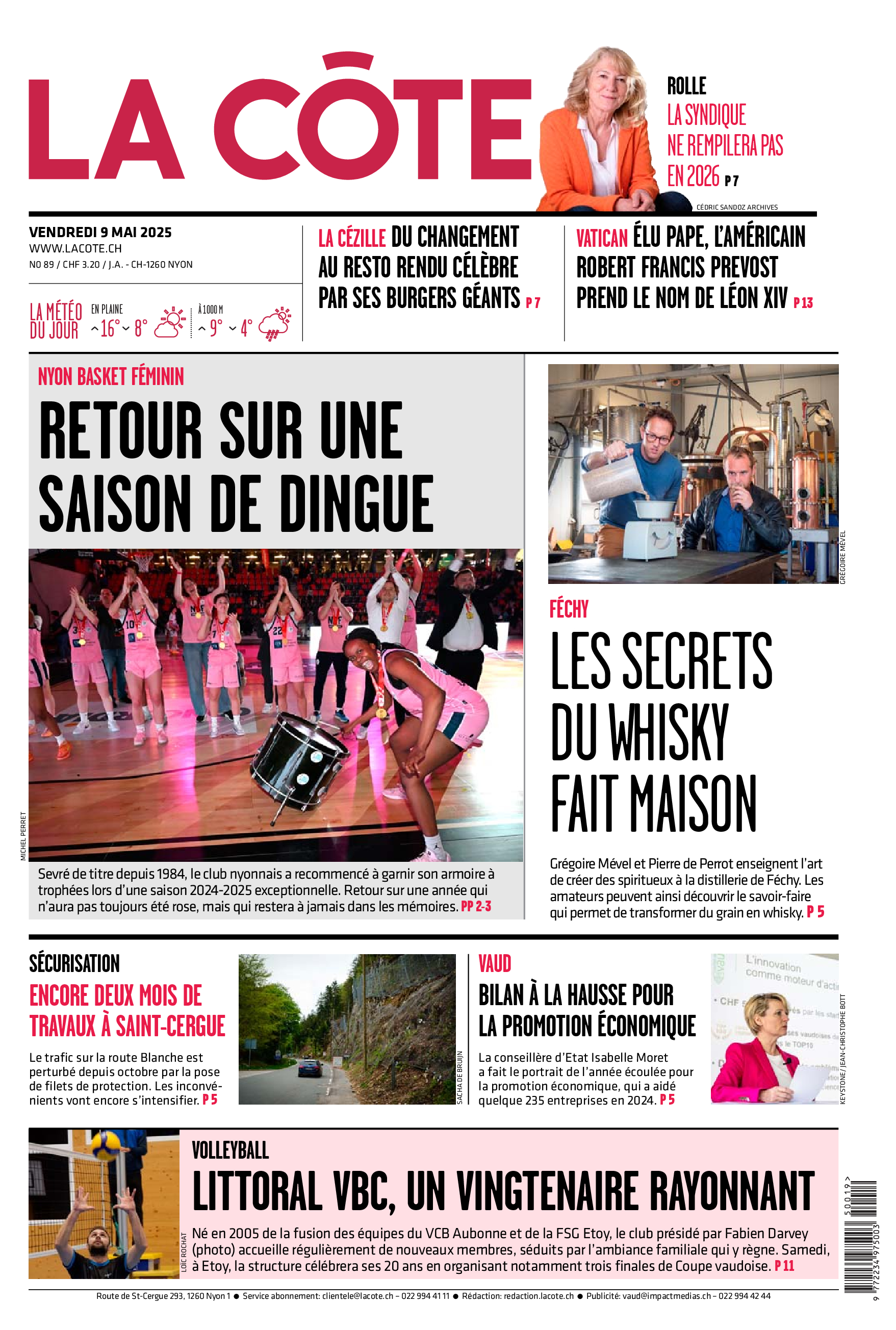 Vendredi 9 mai 2025