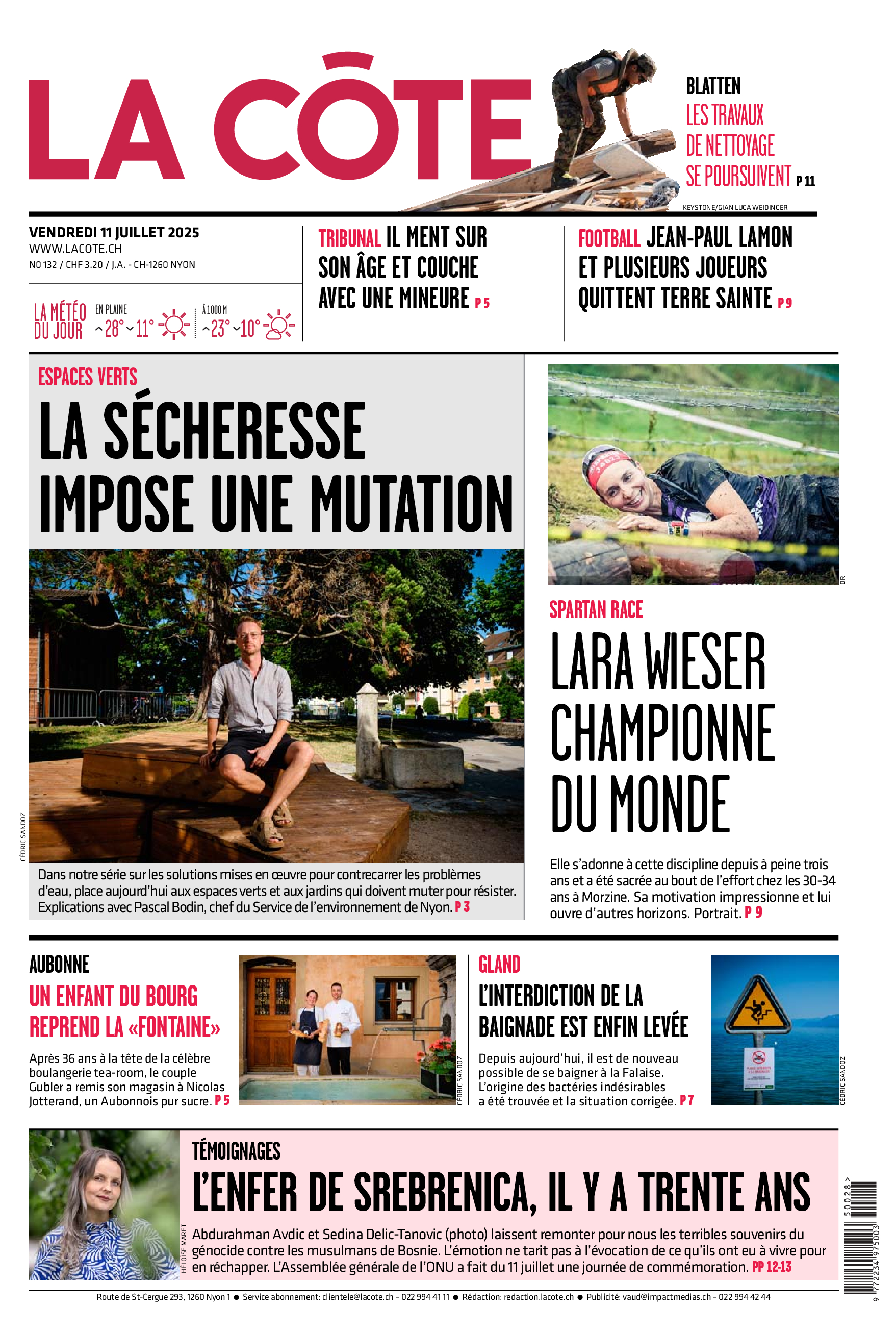 Vendredi 11 juillet 2025