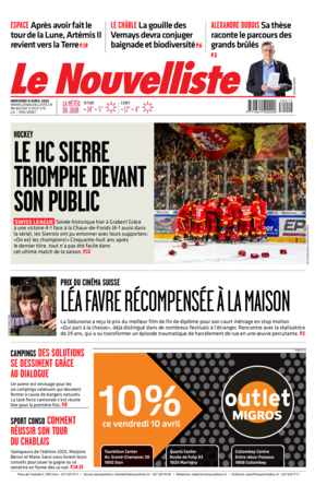 Mercredi 8 avril 2026