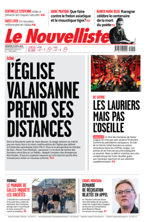 Vendredi 10 avril 2026